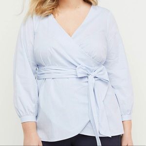 Lane Bryant wrap top